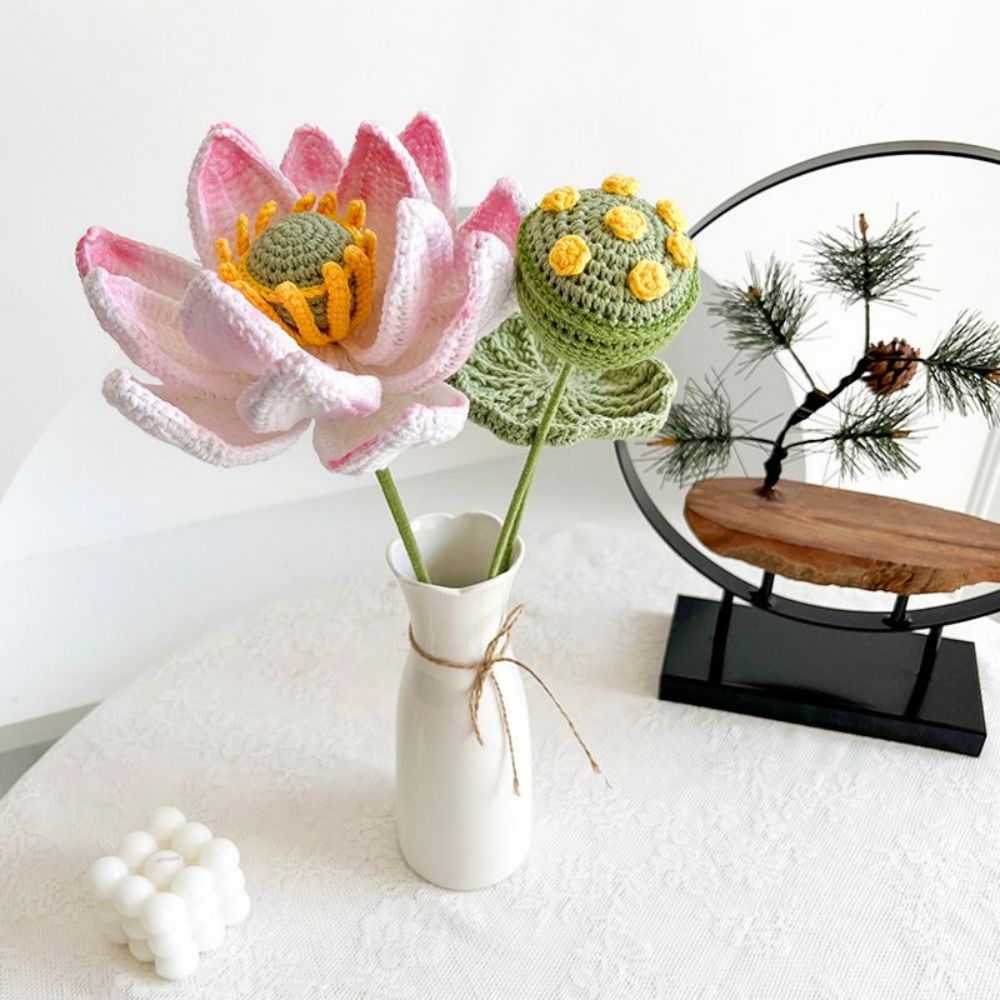 Handmade Knitted Crochet Flower Bouquet | Eternal Gift for Her