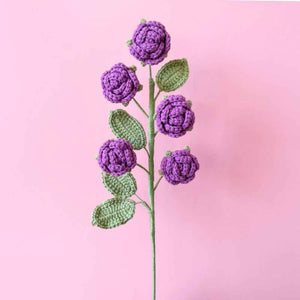 1pc Handmade Knitted Flower Crochet Flower Gift for Her Wedding Gift