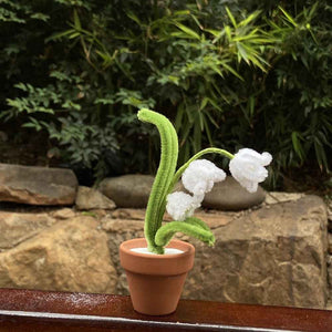 Pipe Cleaner Potted Plant Handmade Twist Stick Flowers Gift