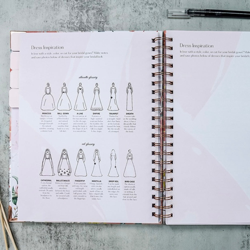 Premium Wedding Planner Book | Personalised Engagement Gift for Bride