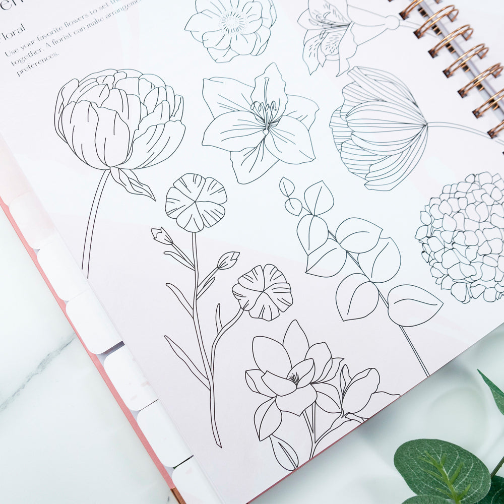 Premium Wedding Planner Book | Personalised Engagement Gift for Bride