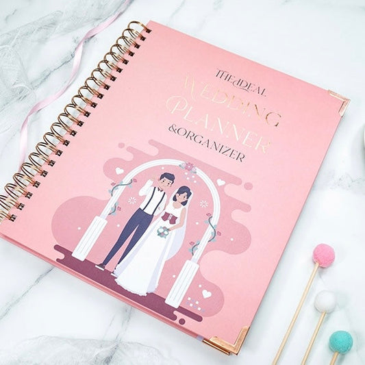 Premium Wedding Planner Book | Personalised Engagement Gift for Bride