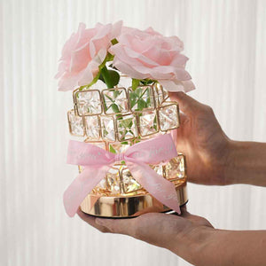 Romantic Rose Night Light Cube Flower Lamp Gifts for Lover