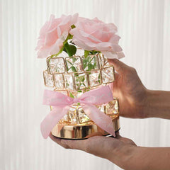 Romantic Rose Night Light Cube Flower Lamp Gifts for Lover