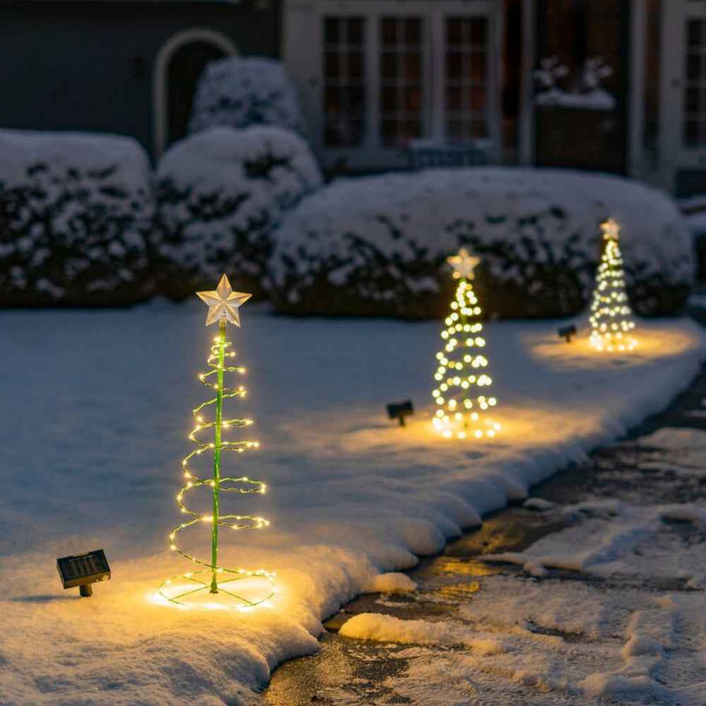 Outdoor Solar LED Star Christmas Solar Light Outdoor Christmas Lighting Decoration