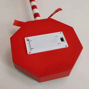 LED Wooden Christmas Light Board For Home Santa Stop Here First Sign Christmas Decoration