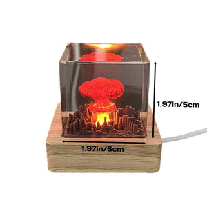 Explosion Bomb Resin Lamp Atomic Bomb Resin Night Light Storm Cloud Lamp Home Decor Gifts