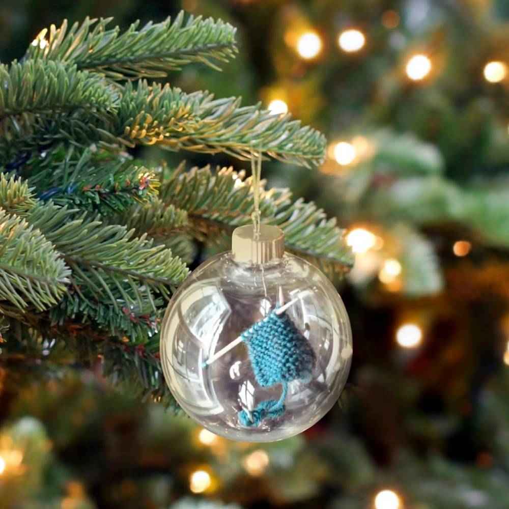 Knitting Christmas Ornament Handmade Christmas Tree Decorations Cute Christmas Decor Gifts