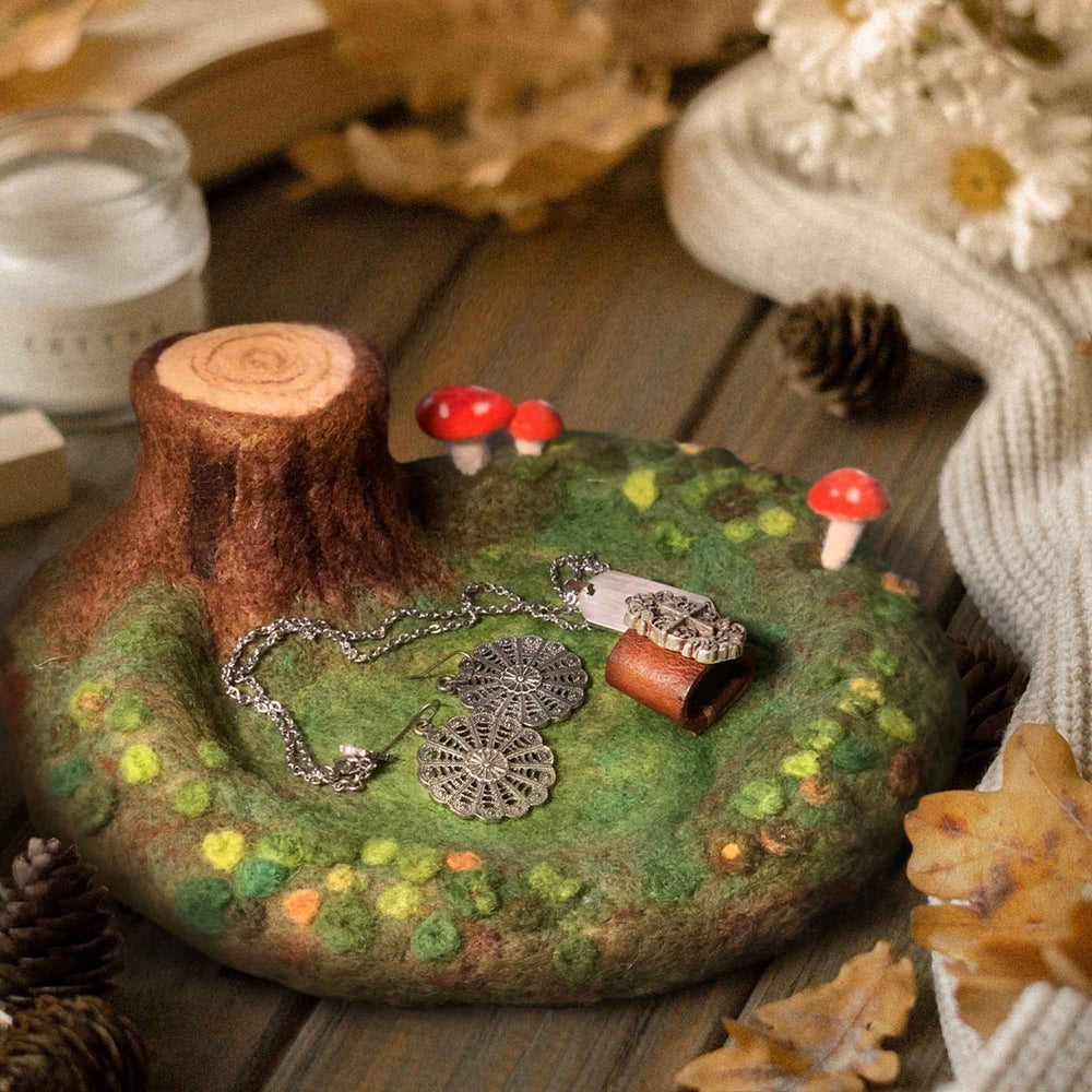 Stylish Felt Tray Decoration for Home Decoration Elegant Display