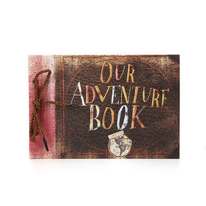 Our Adventure Book: Handmade Retro DIY Scrapbook for Travel Memories | Valentine's Gift