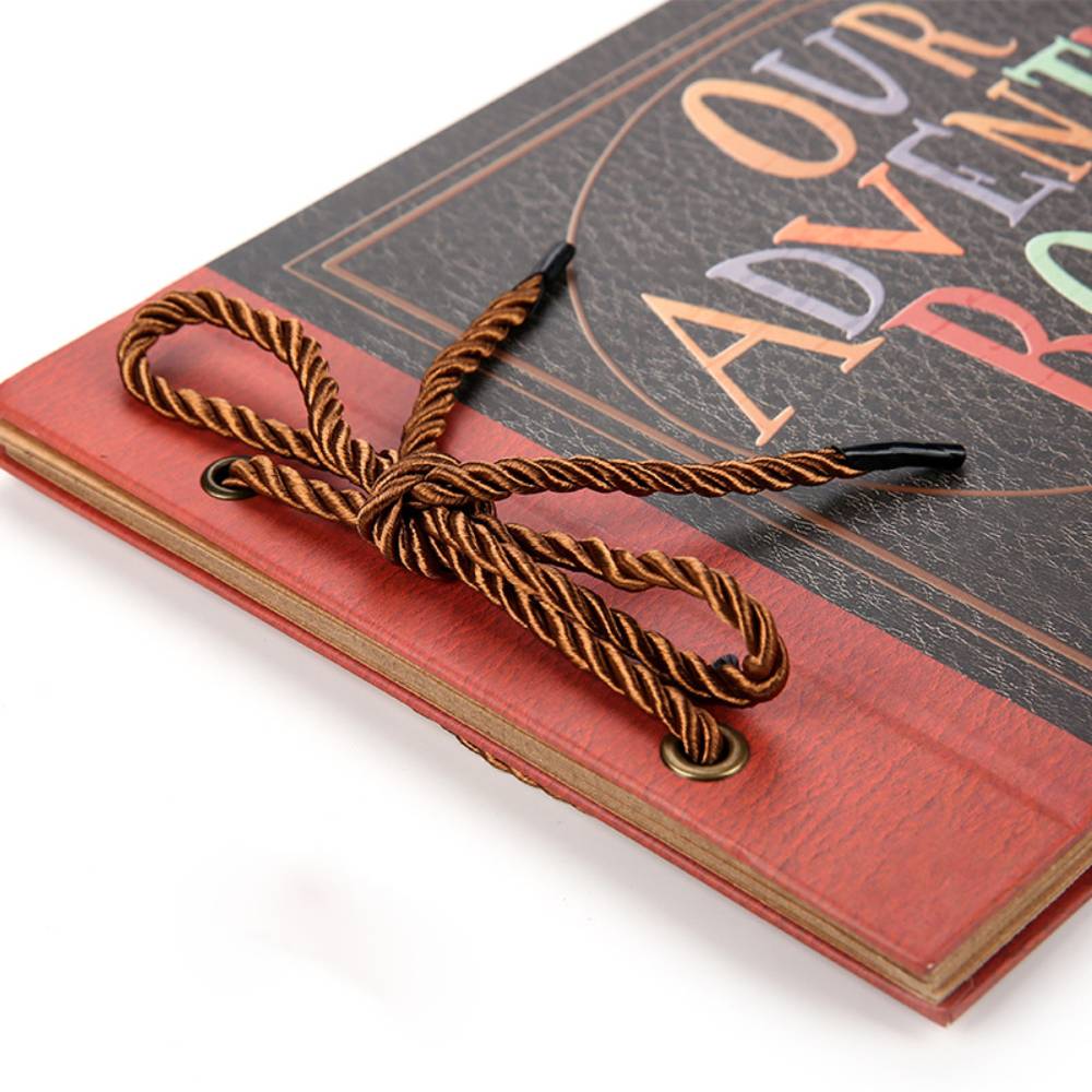 Our Adventure Book: Handmade Retro DIY Scrapbook for Travel Memories | Valentine's Gift