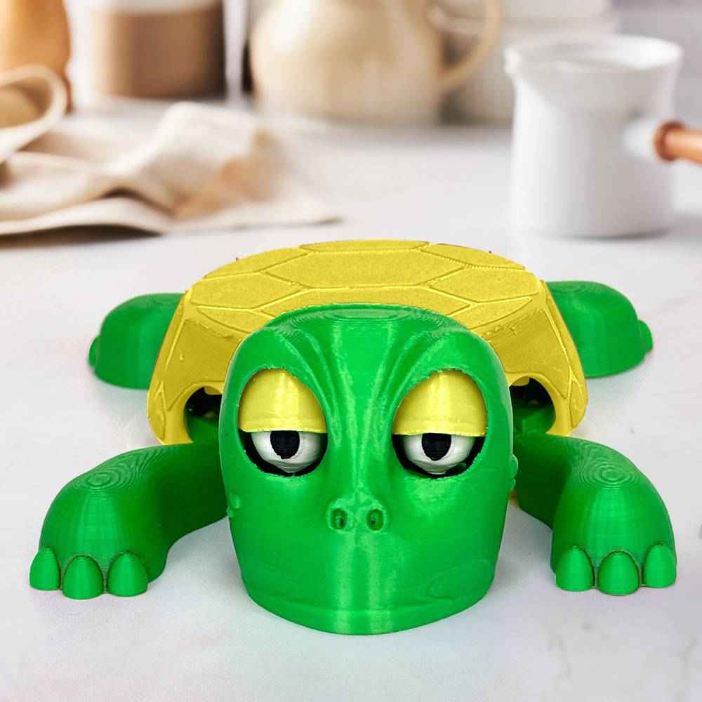 3D Printed Funny Turtle Coaster Creative Open Eyed Turtle Cup Holder Gift for Turtle Lover