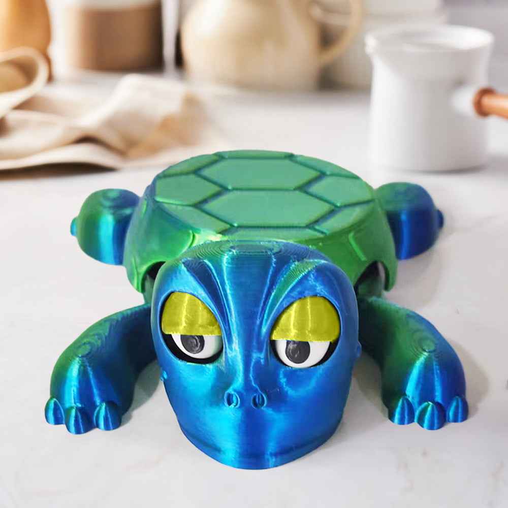 3D Printed Funny Turtle Coaster Creative Open Eyed Turtle Cup Holder Gift for Turtle Lover