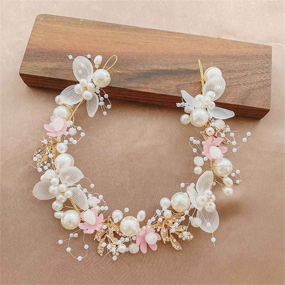 Wedding Flower Girl Crown Flower Tiara Bohemian Flower Crown