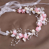 Wedding Flower Girl Crown Flower Tiara Bohemian Flower Crown