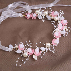 Wedding Flower Girl Crown Flower Tiara Bohemian Flower Crown