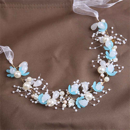 Wedding Flower Girl Crown Flower Tiara Bohemian Flower Crown