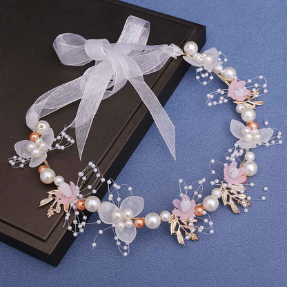 Wedding Flower Girl Crown Flower Tiara Bohemian Flower Crown