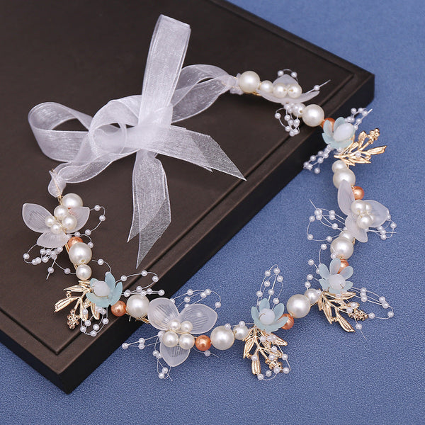 Bohemian Flower Girl Crown | Wedding Tiara Hair Accessory