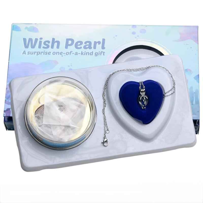 Pearl Necklace Pearl Oyster Self-opening Blind Box Pearl Necklace Pearl Pendant Surprise Gift