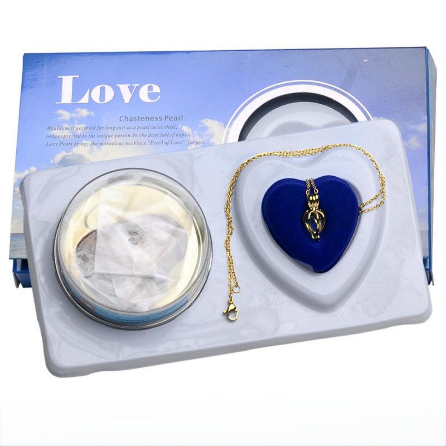 Pearl Oyster Self-Opening Blind Box Necklace | DIY Surprise Gift with AAA Pearl