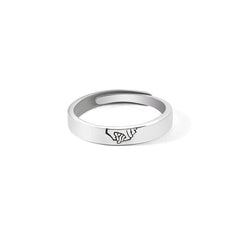 Adjustable Matching Promise Couple Rings | Personalised Love Jewellery