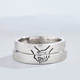 Adjustable Matching Promise Couple Rings | Personalised Love Jewellery