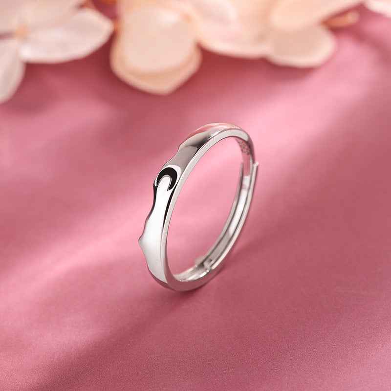 Sun and Moon Couple Rings Matching Promise Ring Adjustable Ring Gift for Lovers