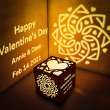 Custom Engraved Night Light Projector Lights for Bed Gifts for Couple