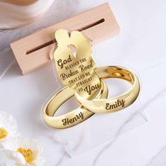 Custom Couple Names Acrylic Lamp Home Decor Night Light Anniversary Gifts