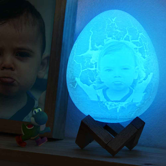 Dinosaur Lamp for Boys Engraved Dinosaur Light - Touch 16 Colors