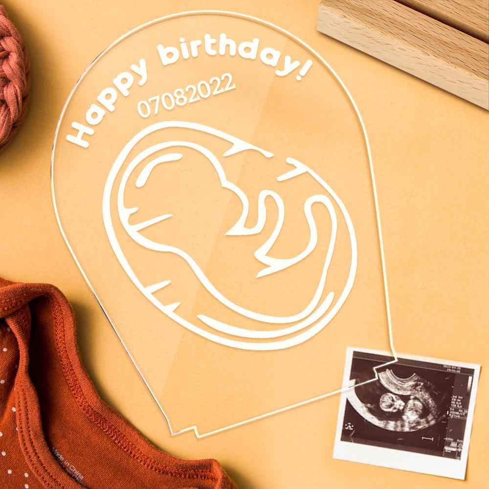 Personalized Gynecologist Design 3D Gift Led Lamp For Baby Custom Led Night Light