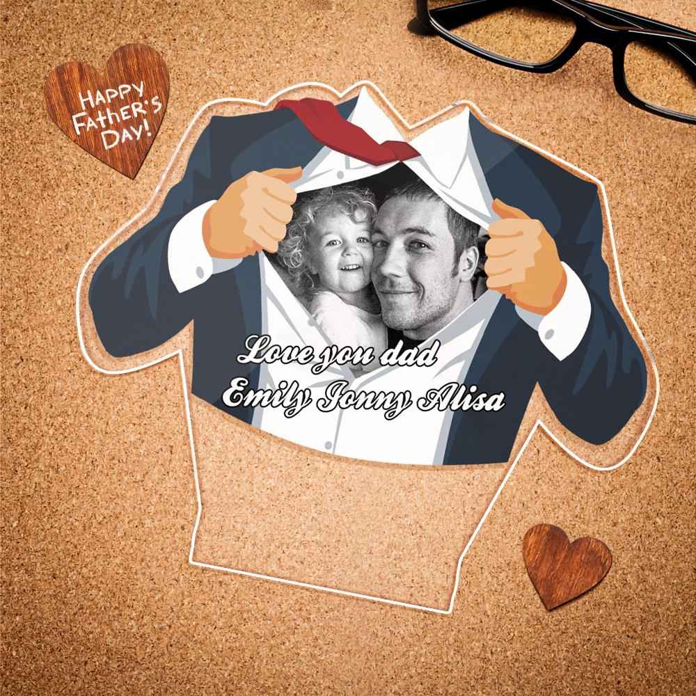 Father's Day Special Suit Led Night Light Best Gift for Father