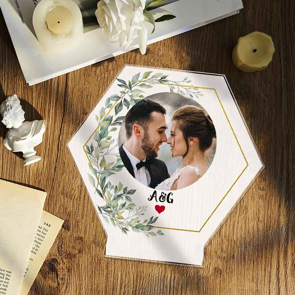 Custom Acrylic Night light Photo Lamp Bedside Decoration Couple Gift
