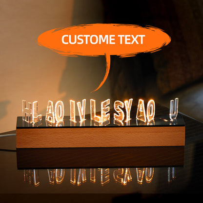 Personalised Spotify Song Engraved Acrylic Night Light with Free Keychain