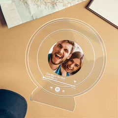 Personalized Gifts With Pictures Custom Night Light Home Decor Custom Song Plaque As Romantic Gift For Couple