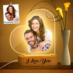 Customized Night Light Personalized Text Photo Night Light Personalized Gift