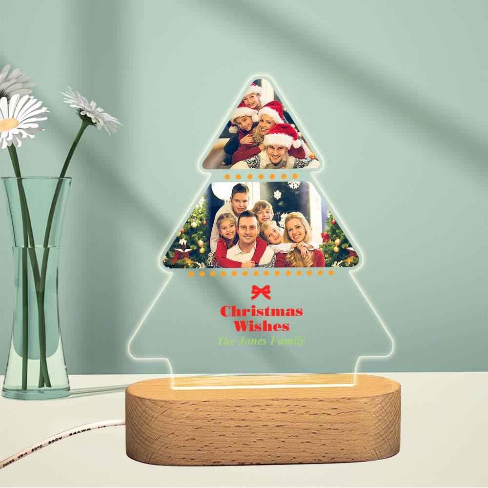 Custom Night Light Christmas Tree Lights Home Decor Christmas Gift