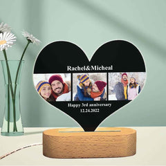 Personalized Gifts With Pictures Custom Night Light Home Decor Valentines Day Gift
