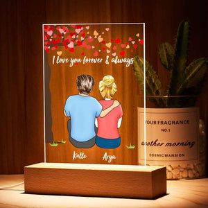 Personalized Card/Plaque/Night Light Custom Couple Gifts Valentine's Day/Anniversary Gifts