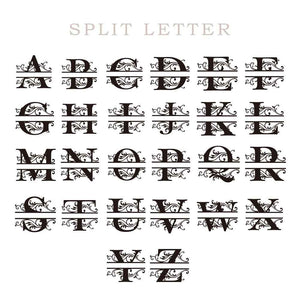 Custom Monogram Name Signs Metal Wall Art LED Lights Home Decor Gift