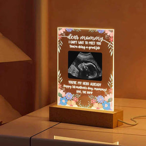 Personalized Night Lamp Dear Mommy You're My Hero Already First Mother's Day Gifts