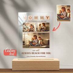 Mother's Day Gift Custom Photo Keychian/Plaque/Night Light For Mom