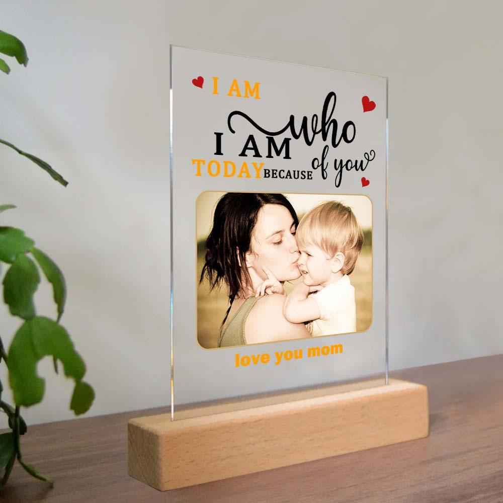 Mother's Day Gift Custom Photo Keychian/Plaque/Night Light For Mom