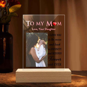 Mother's Day Gift Custom Photo Keychian/Plaque/Night Light For Mom