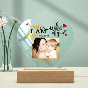 Mother's Day Gift Custom Photo Keychian/Plaque/Night Light For Mom