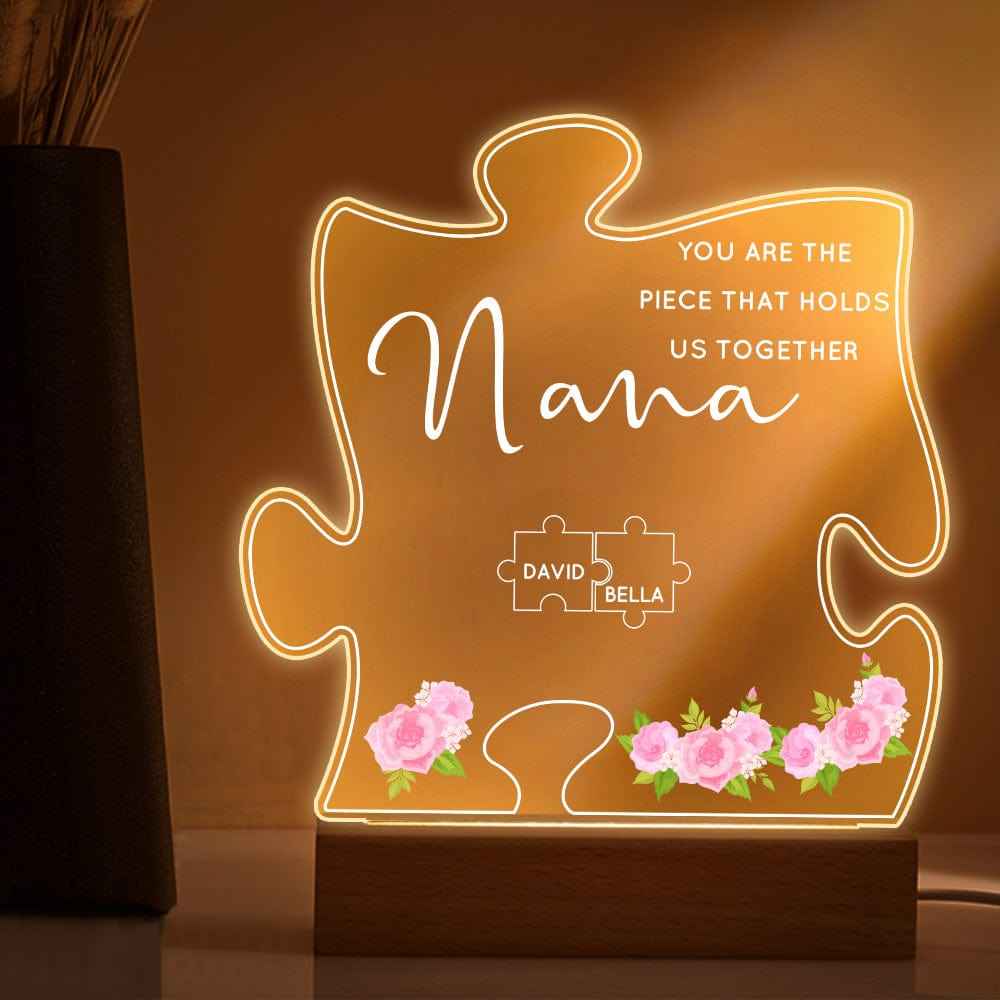 Personalized Night Light Custom Name Mother's Day Gift for Nana
