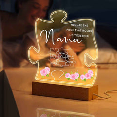 Personalized Night Light Custom Name Mother's Day Gift for Nana