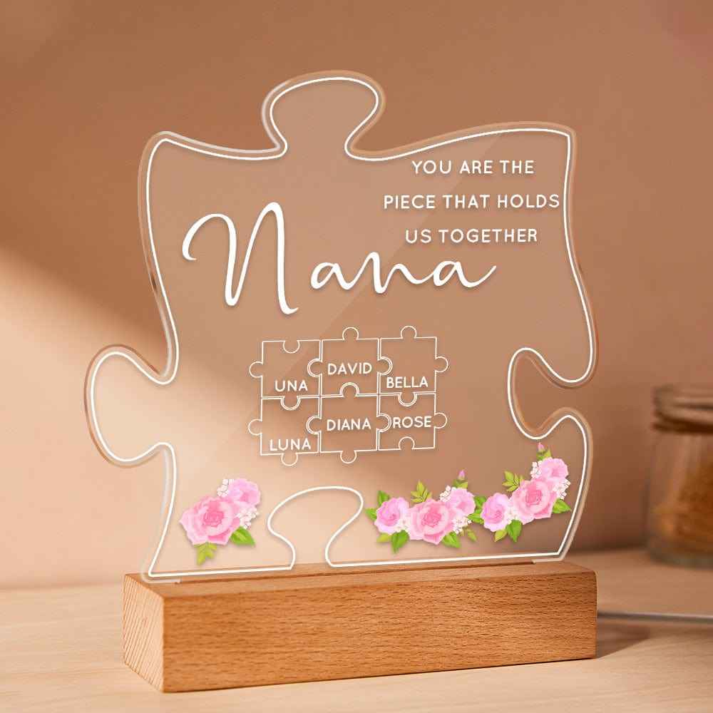 Personalized Night Light Custom Name Mother's Day Gift for Nana