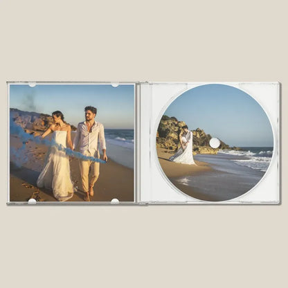 Upload high‑resolution photos for a custom jewel case insert — 300dpi recommended for personalised mixtape CD artwork